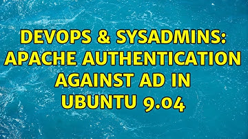 DevOps & SysAdmins: Apache Authentication against AD in Ubuntu 9.04 (2 Solutions!!)