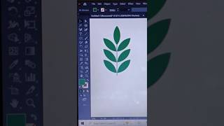 Unique Leaf Logo Design In Adobe Illustrator || #shorts #shortviral #logodesgin #unique #leaf