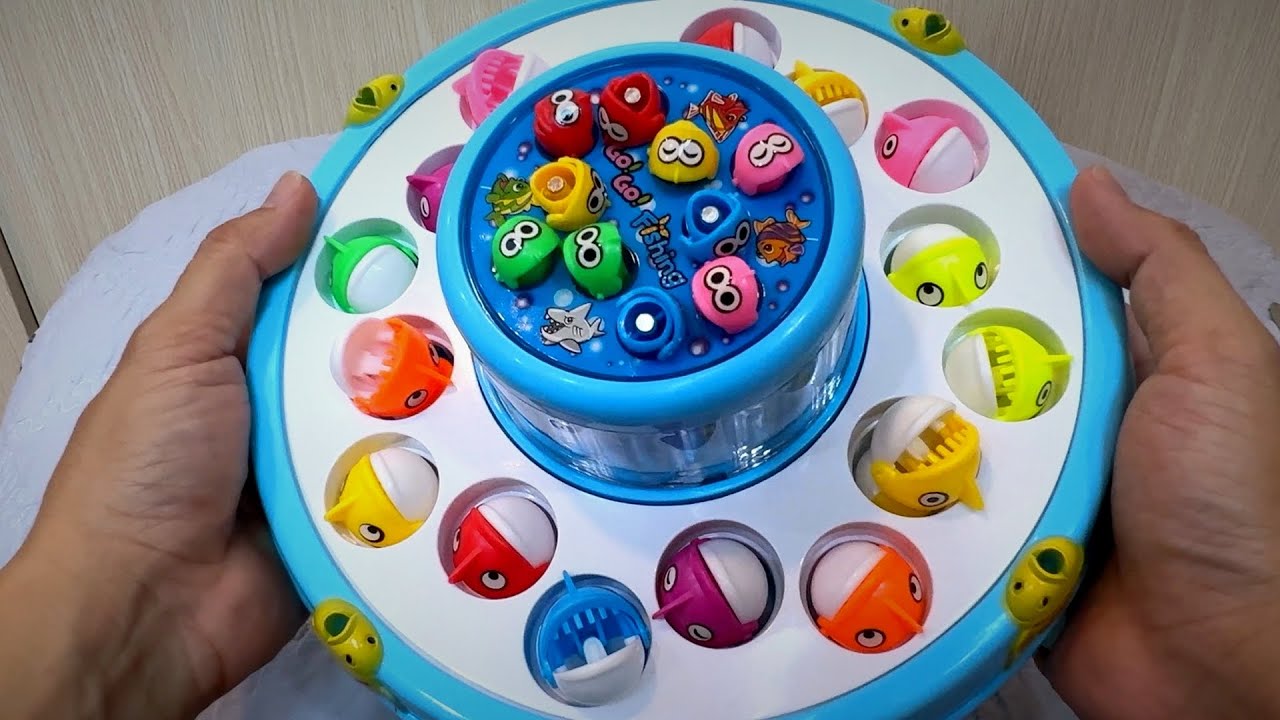 Satisfying ASMR | Sorting Fish Into Slots + Clicky Toy Sounds (15+)