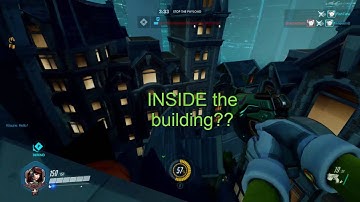 Overwatch kings row outside map glitch!