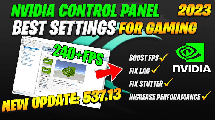 Nvidia Control Panel New update 537.13 (2023 FOR Best Setting Gaming)