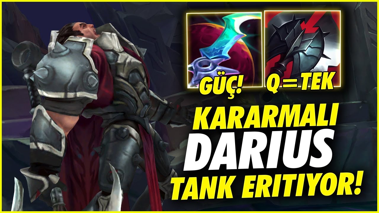 Darius, Tankları Parçalayan Efsanevi Hasar Veren Kararmalı Build ile Göz Kamaştırıyor!  | Darius Oynanışı!