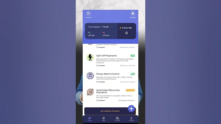 Splitwise Alternative? Free Splitwise pro features? #splitwise #viralshorts