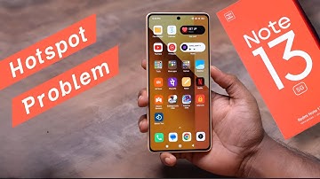 How to Fix Redmi Note 13 Hotspot Connection Problem | Hotspot Automatic OFF in Redmi Note 13 5g