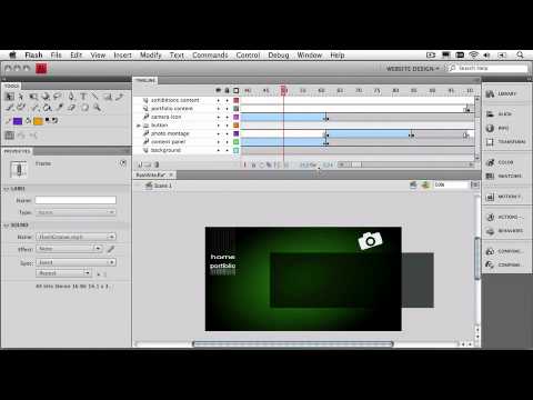 How to Add a Sound File to the Timeline  In Adobe Flash