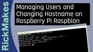 Managing Users and Changing Hostname on Raspberry Pi Raspbian