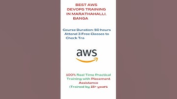 Best AWS DevOps Training👍100% Real time training with Placement✅94% learners placed in Top MNCs‼️