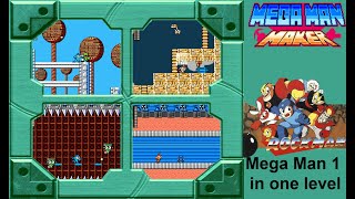 Mega Man Maker - Mega Man 1 in one level