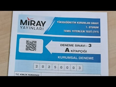 2025 Miray Tyt Denemesi Matematik Ve Geometri Çözümleri