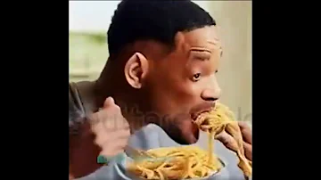 AI Will Smith eating spaghetti pasta (AI footage and audio)