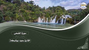 سورة الضحى || القارئ سعيد بوشبكة