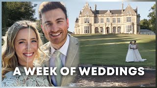 A WEEK OF WEDDINGS // Vlog and life update