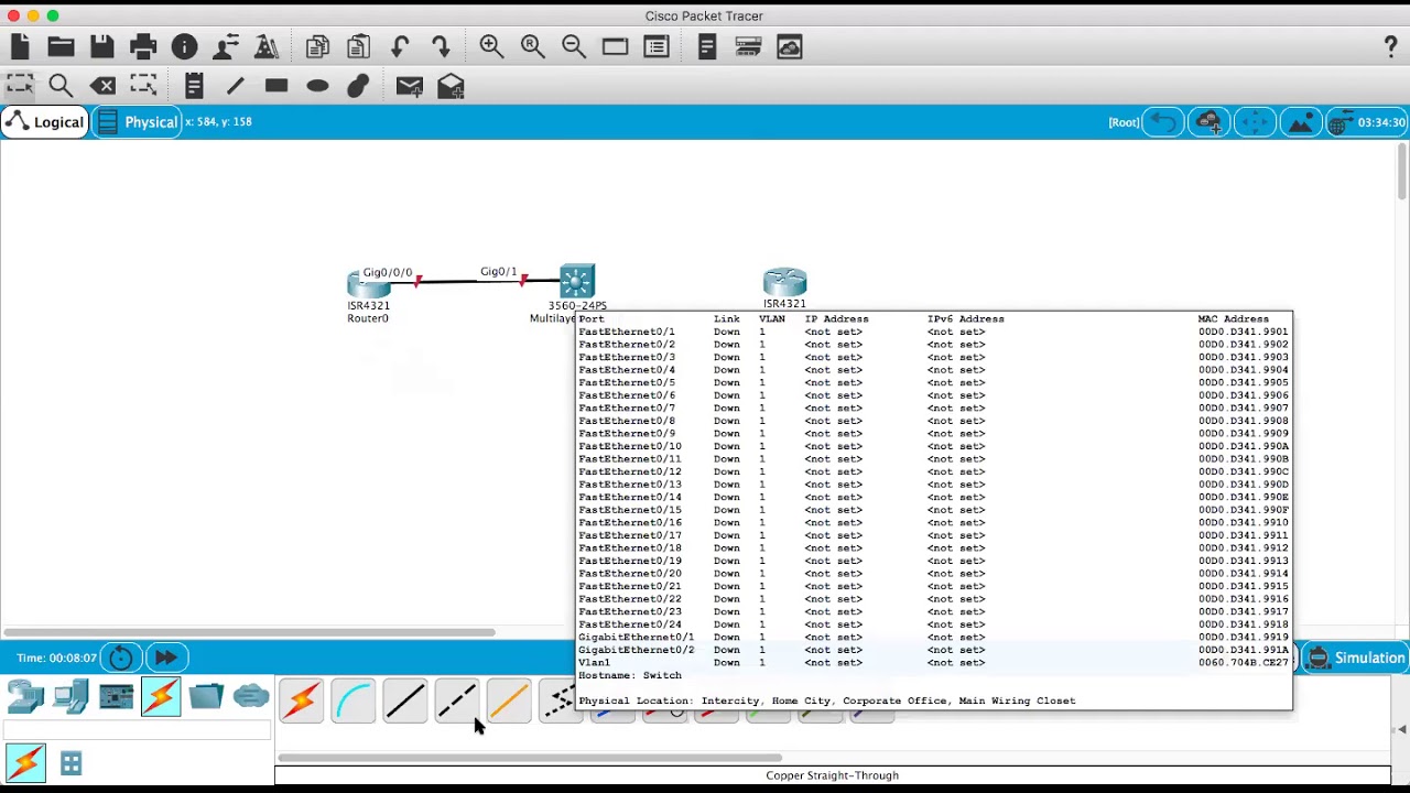 Cisco ios basics packet tracer youtube