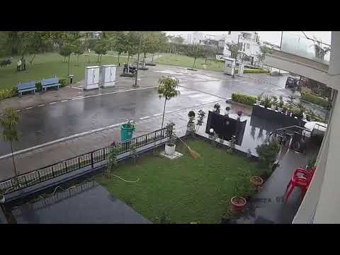 Lightning strikes four people in Gurugram.