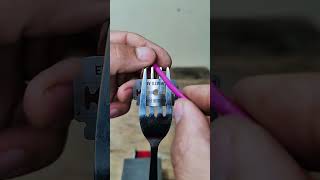 Peel the cable skin in this way #shorts