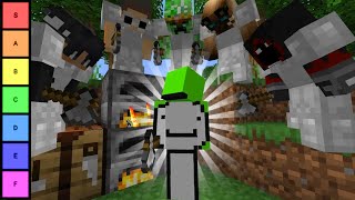 Dream Minecraft Manhunt Epic Moments Tier List