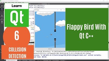 [6/6] Flappy Bird with Qt Tutorial : Collision Detection