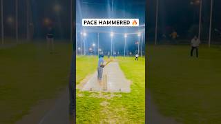 Cricket Speed Pace Hammered 🔥 Batsman Couldn’t Play Swing Balls 🎯 #cricket #shorts