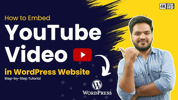How to Embed YouTube Video in WordPress Website Using Elementor | Step-by-Step Tutorial 2024