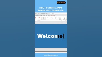 How to Create an Intro Animation in PowerPoint #shorts