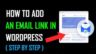 how to add email link in wordpress || How to Link to an Email Address in WordPress