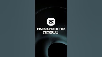 CAPCUT | CINEMATIC FILTER TUTORIAL ⚡🔥 | #shorts #tutorial #edit #capcut