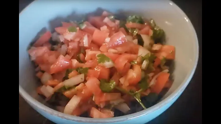 Como hago el Pico de Gallo