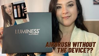 Testing the New @luminessair Airbrush Silk Spray!