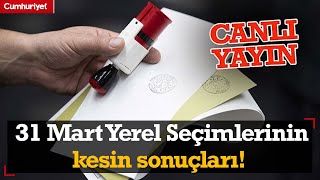 Ysk Başkanı, 31 Mart Yerel Seçimlerinin Kesin Sonuçlarını Açıklıyor