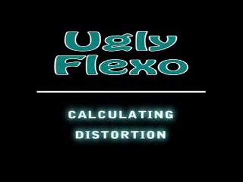 Flexo Plate Distortion Chart