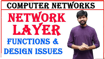 network layer | functions and design issues of network layer | unit 3 computer networks
