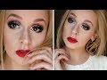 HOLIDAY GLAM MAKEUP TUTORIAL! DRAMATIC, BOLD + FUN MAKEUP!