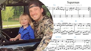 Superman (lyrics, chords) - Morgan Wallen