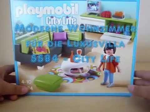 Playmobil-modernes Wohnzimmer für die Luxusvilla auspacken 5584 ... Playmobil-modernes Wohnzimmer für die Luxusvilla auspacken 5584 ...