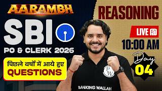 SBI PO / Clerk Preparation 2026 | Reasoning Previous Year Question | Reasoning by Vidhu Sir #4