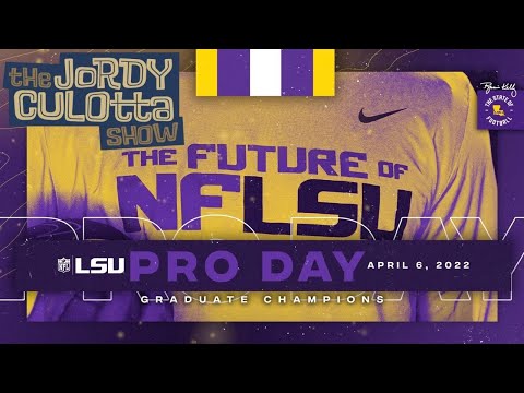 The Jordy Culotta Show | LSU Football Dre Anthony! LSU Pro Day Recap Derek Stingley Jr! Masters!