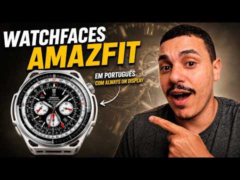 Watchfaces em português para Amazfit: grátis e premium