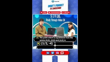 Co ordinate Geometry || IIT&JEE Questions NO 13  || VIII Class