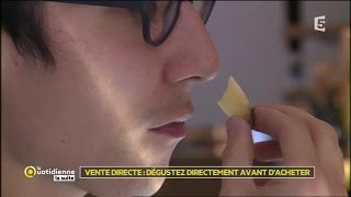 Vente directe : dégustez directement avant d'acheter