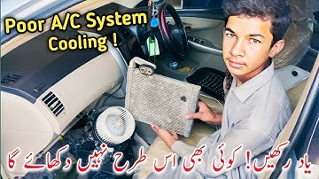 How To Clean Car AC Evaporator (Cooling Coil) without Dashboard Open| How to Improve Car AC Cooling