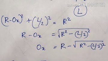 Setting out simple circular curve by linear method