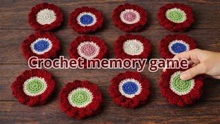 Crochet flower memory game | Simple tutorial screenshot 2