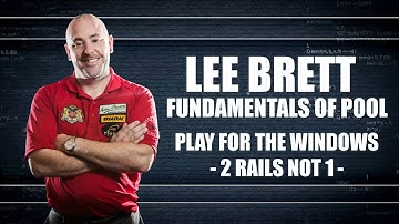 APA - Lee Brett Instruction Series - Pool Lessons - Playing for the Windows