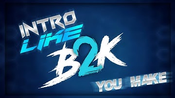 MAKE INTRO LIKE "BORN2KILL" || FREE FIRE || I