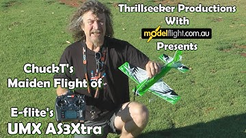 E flite UMX AS3Xtra the Maiden With ChuckT