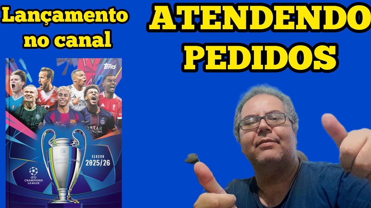 🚨🚨LANÇAMENTO NO CANAL ÁLBUM CHAMPIONS 2025/2026 