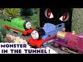 Thomas & Friends Monster In The Tunnel Toy Trains Story with Dinosaurs