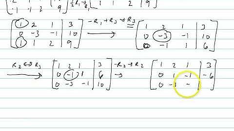 Linear Algebra Video 4 -- Using matrices for Gaussian elimination part II