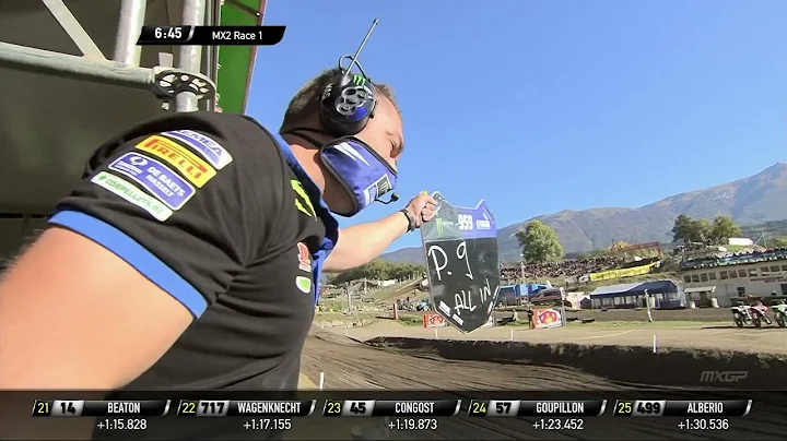 Renaux passes Facchetti | MX2 Race 1 | MXGP of Pie...