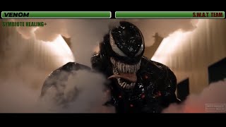 Venom vs. S.W.A.T team With Healthbars